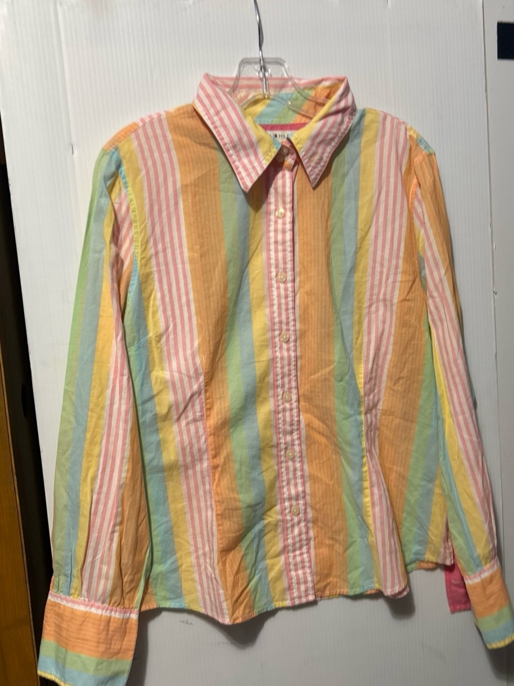 Tommy Hilfiger Pastel Multi-Stripe Button-Down Shirt